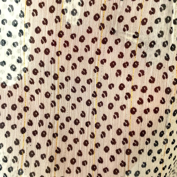 Rose + Olive Sheer Printed Tank - Picture 5 of 8